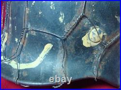 RARE WWII GERMAN LUFTWAFFE HELMET Double CAMOFLAGED CHICKEN WIRE and PAINTED