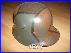 Rare German Helmet Camouflage RARE WW1 WW2