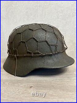 Rare Helmet M35 German Helmet M35 WW2 Combat helmet M 35 WWII rare size 68