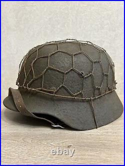 Rare Helmet M35 German Helmet M35 WW2 Combat helmet M 35 WWII rare size 68