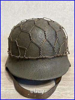 Rare Helmet M35 German Helmet M35 WW2 Combat helmet M 35 WWII rare size 68