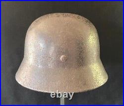 Rare Original WW2 1939 M40 German Iron Combat Helmet