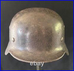 Rare Original WW2 1939 M40 German Iron Combat Helmet