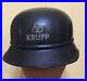 Rare-Original-WW2-German-KRUPP-Armaments-Factory-Police-Guard-Helmet-01-ws
