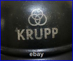 Rare Original WW2 German KRUPP Armaments Factory Police Guard Helmet