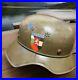 Rare-Original-WWII-WWI-German-Helmet-M16-18-Bulgarian-legion-PVHZ-EUC-01-wyrx