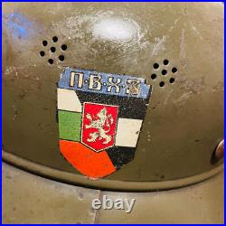 Rare Original WWII WWI German Helmet M16-18 Bulgarian legion PVHZ EUC