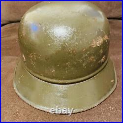 Rare Original WWII WWI German Helmet M16-18 Bulgarian legion PVHZ Good Condition