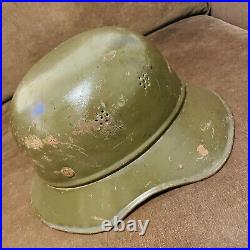 Rare Original WWII WWI German Helmet M16-18 Bulgarian legion PVHZ Good Condition Rare Original WWII WWI German Helmet M16-18 Bulgarian legion PVHZ Good Condition
