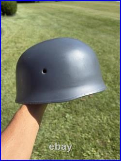 Rare Original West German Experimental Fallschirmjäger Helmet Shell Prototype