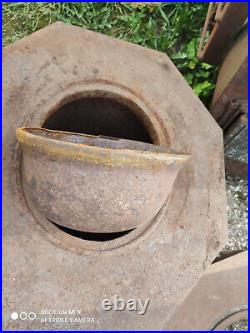 Rare WWII German Paratrooper M38 Helmet Steel Matrix