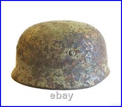 Rare WWII German Paratrooper M38 Helmet Steel Matrix