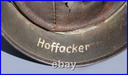 Rare Ww2 German Tri-color Camo M35 Helmet Named Battle Veteran Camo Helmet Rare Ww2 German Tri-color Camo M35 Helmet Named Battle Veteran Camo Helmet