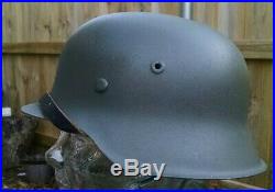 Refurbished WWII German M42 Helmet Size 66