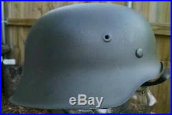 Refurbished WWII German M42 Helmet Size 66