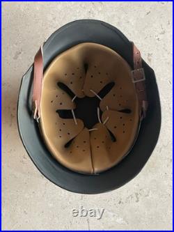 Replica World War II German Steel M-35 Helmet ET67 with Liner and Chin Strap