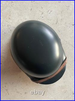 Replica World War II German Steel M-35 Helmet ET67 with Liner and Chin Strap