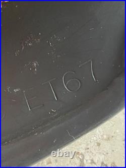 Replica World War II German Steel M-35 Helmet ET67 with Liner and Chin Strap