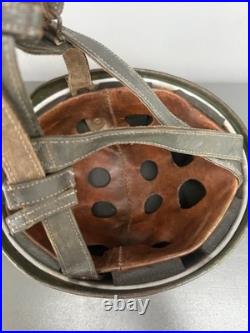 Repro Aged camo WW2 German M38 Fj Helmet