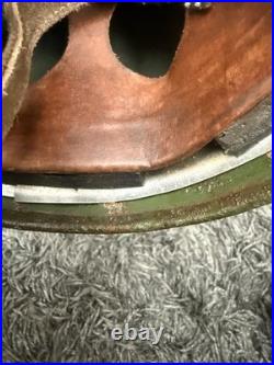 Repro Aged camo WW2 German M38 Fj Helmet