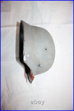 Repro WW2 German Army Normandy D-DAY 1944 Camo M35 Helmet Custom Skull Art