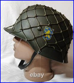 Reproduction German Wehrmacht Alluminium HELMET Ukrainian Division WW2 Marked