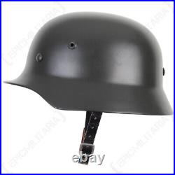 Reproduction WW2 German M40 Steel Helmet With Leather Liner Army Stalhelm