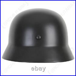 Reproduction WW2 German M40 Steel Helmet With Leather Liner Army Stalhelm