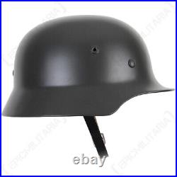 Reproduction WW2 German M40 Steel Helmet With Leather Liner Army Stalhelm