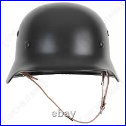 Reproduction WW2 German M40 Steel Helmet With Leather Liner Army Stalhelm