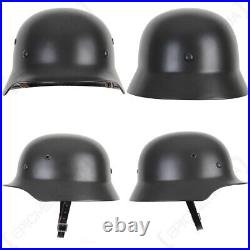 Reproduction WW2 German M40 Steel Helmet With Leather Liner Army Stalhelm