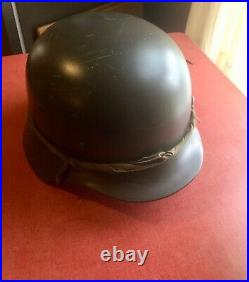 Reproduction WWII German Helmet Size Large See Description