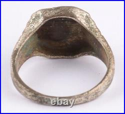 Ring WW1 Skull WW2 Gothic WWI Helmet WWII German Stahlhelm Goth Death Schädel