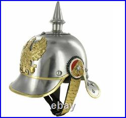 SCA German Armor Prussian Pickle Haube Helmet WWI/WW2 Collectible Militaria