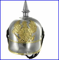 SCA German Armor Prussian Pickle Haube Helmet WWI/WW2 Collectible Militaria