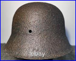 SIZE 66 WW2 German Stahlhelm Helmet M42 Forces Narva Battlefield Relic WH