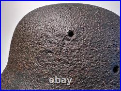 SIZE 66 WW2 German Stahlhelm Helmet M42 Forces Narva Battlefield Relic WH