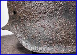 SIZE 66 WW2 German Stahlhelm Helmet M42 Forces Narva Battlefield Relic WH