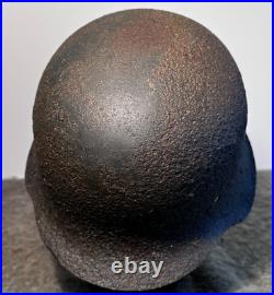 SIZE 66 WW2 German Stahlhelm Helmet M42 Forces Narva Battlefield Relic WH
