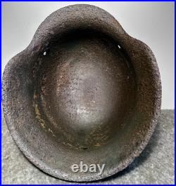SIZE 66 WW2 German Stahlhelm Helmet M42 Forces Narva Battlefield Relic WH