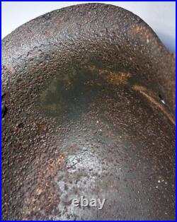 SIZE 66 WW2 German Stahlhelm Helmet M42 Forces Narva Battlefield Relic WH
