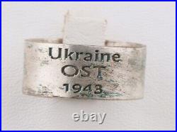 Signal corps Ukraine OST 1943 WWII Ring GERMAN ww2 MILITARY Eastern Front Helmet