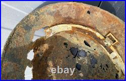 Size 64- WW2 German M35 Helmet Battlefield Relic Found Near Tartu, Estonia Size 64- WW2 German M35 Helmet Battlefield Relic Found Near Tartu, Estonia