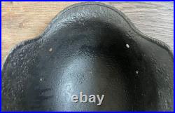 Size 66 German Army M40 Helmet Stahlhelm No Holes, Repainted, Relic Find Ww2