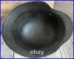 Size 66 German Army M40 Helmet Stahlhelm No Holes, Repainted, Relic Find Ww2