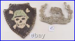 Skull Bones WW2 wwII WW1 wwI Helmet Patch Insignia German Stahlhelm Skull Bones WW2 wwII WW1 wwI Helmet Patch Insignia German Stahlhelm