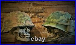 Skull Helmet Display Stand U. S. German Wwii Vietnam Usmc Hat