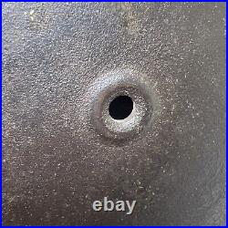 Steel German Helmet Ww2 Vet Bring-back. Bullet /shrapnel Hole