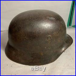 Stunning Squashed! German Army WW2 Relic M40 Helmet Recovered in Normandy