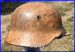 Superb and Historic DAK German WW2 Jewish Brigade Captured Helmet